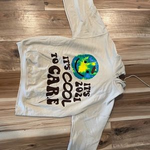 Lonely Ghost “It’s 2021 It’s Cool to Care” Hoodie. Large.